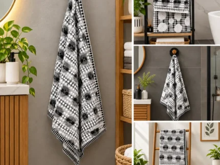 Modern geometric and circular pattern
